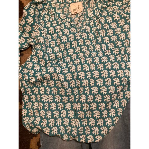 LOT Girls Sz 6-7 S ~ Long Sleeve Print Blouse & Jeans ~ Boho Girl Fall Outfit - Picture 2 of 7